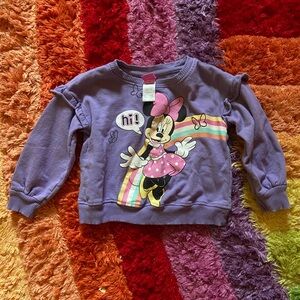Disney Kids Lavender Minnie Mouse Hoodie